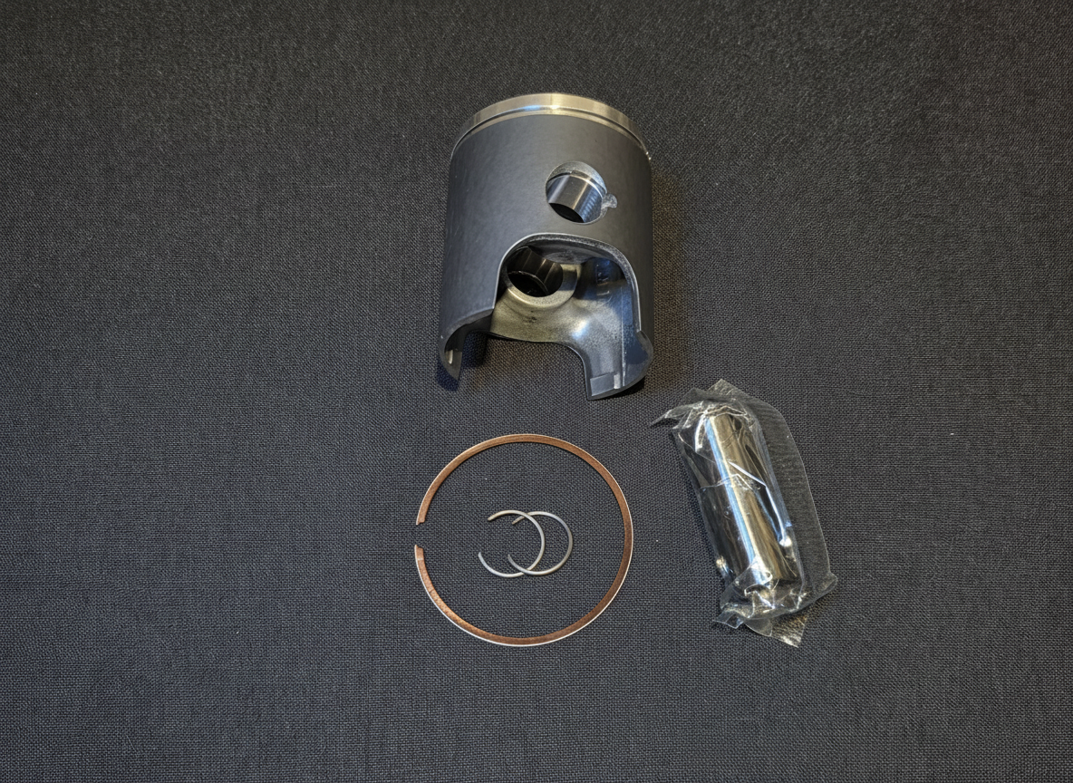 MVL 125 piston kit with piston, ring, wrist pin and circlips for HE Paramotors MVL 125 engine