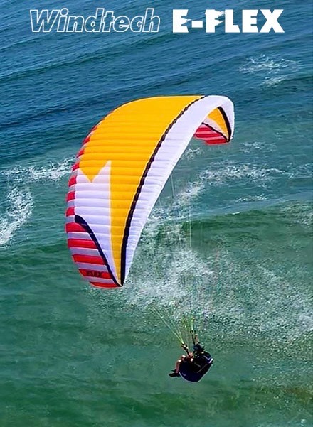 Pilot launching with HE E-Flex electric paramotor