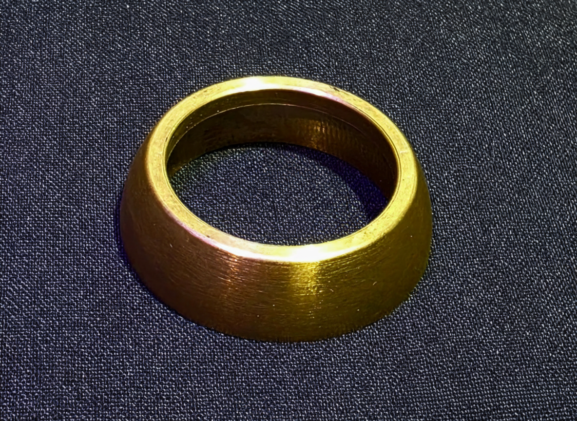 Brass exhaust bushing sealing ring for HE Paramotors exhaust flange connection