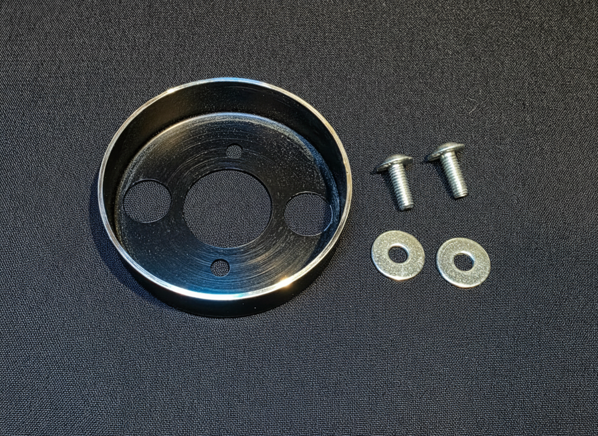 Polished engagement pawls shield cup with mounting bolts and washers for HE Paramotors flash starter